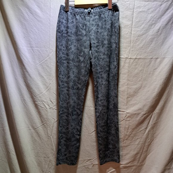 Women's gray and black leggings - Picture 1 of 5